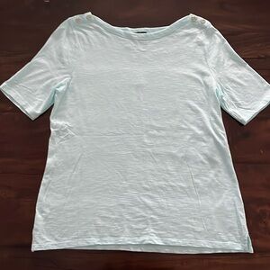 Talbots light blue top size M